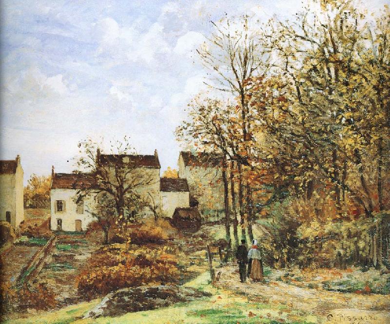 Camille Pissarro Walking in the countryside Germany oil painting art